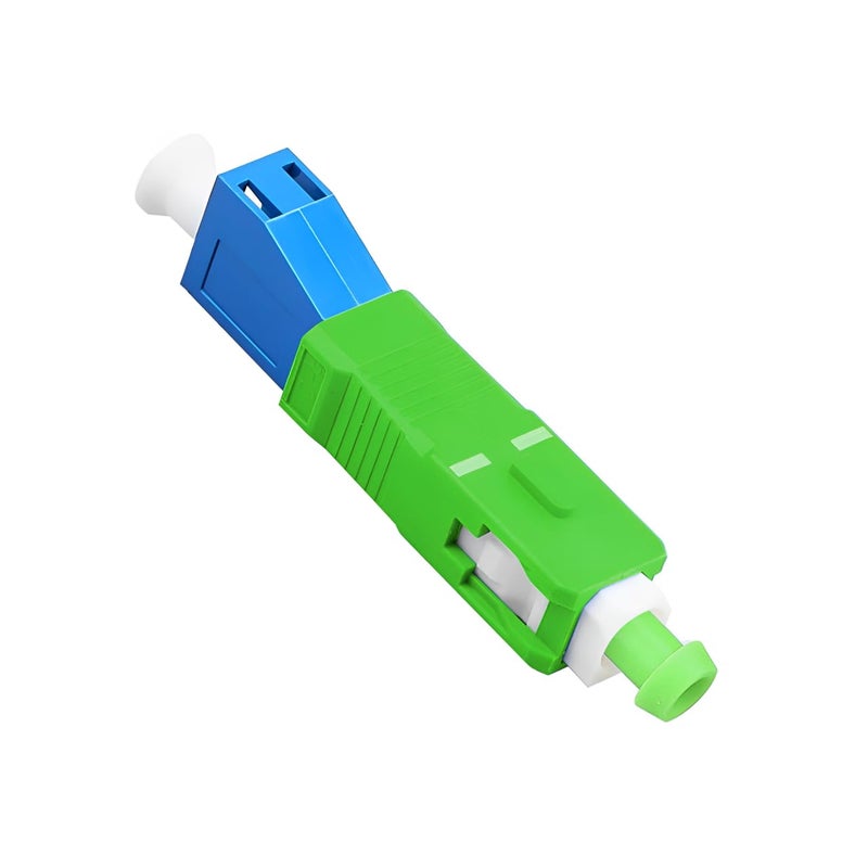 Elfcam ® - Fibre Optic Adapter Single Mode SCA Male to LC/UPC Female, Pack of 1 - Image 1